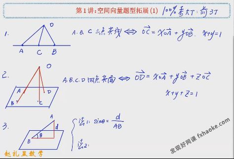 高中数学2022赵礼显数学高二秋季班23讲(含讲义)百度网盘分享